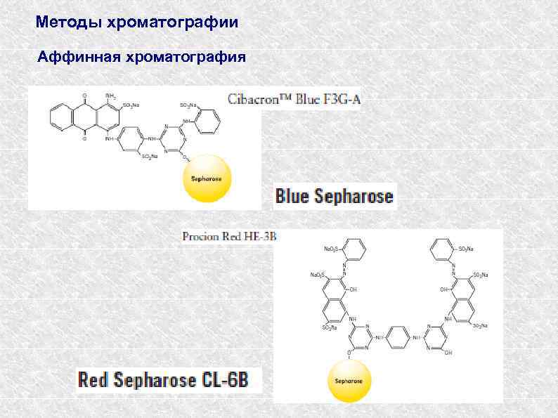Методы хроматографии Аффинная хроматография 