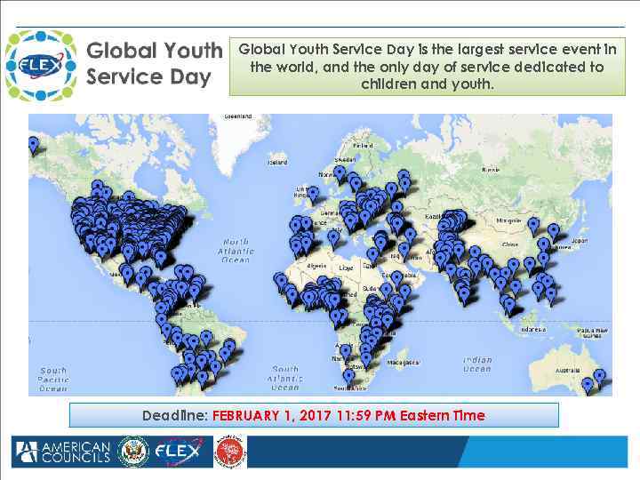 Global Youth Service Day is the largest service event in the world, and the