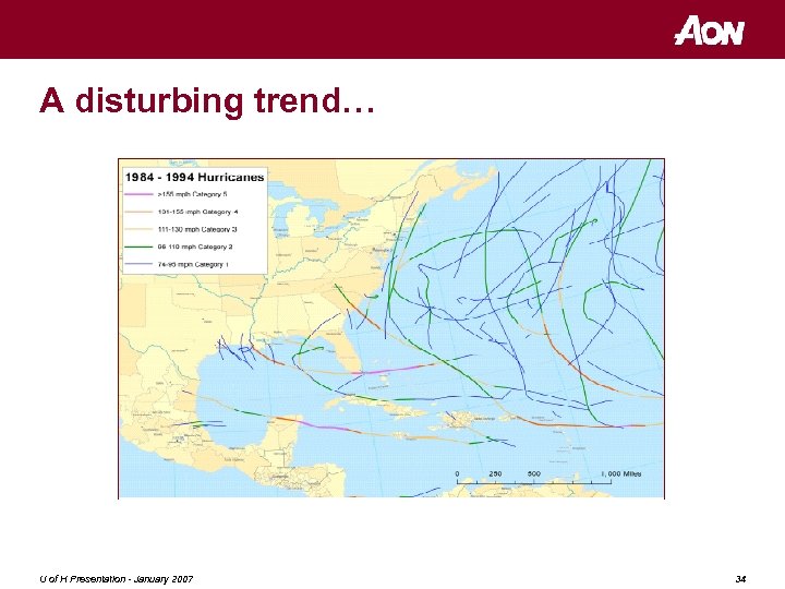 A disturbing trend… U of H Presentation - January 2007 34 