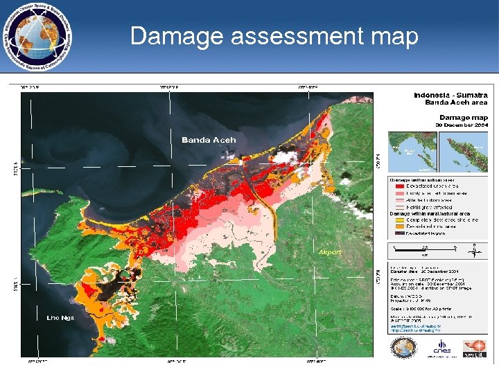 Damage assessment map 