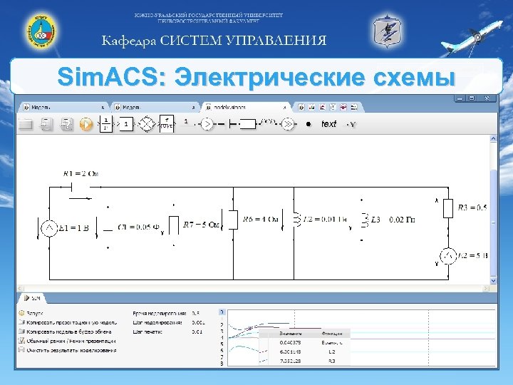 Sim. ACS: Электрические схемы 