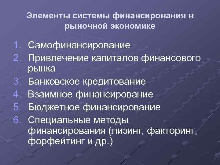 Три способа финансирования проектов самофинансирование использование заемных и средств привлекаемых