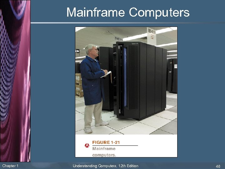 Mainframe Computers Chapter 1 Understanding Computers, 12 th Edition 46 