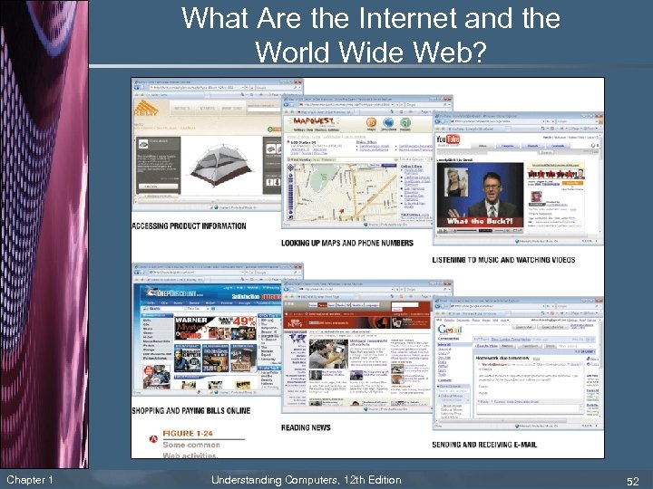 What Are the Internet and the World Wide Web? Chapter 1 Understanding Computers, 12