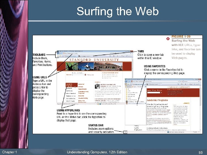 Surfing the Web Chapter 1 Understanding Computers, 12 th Edition 59 