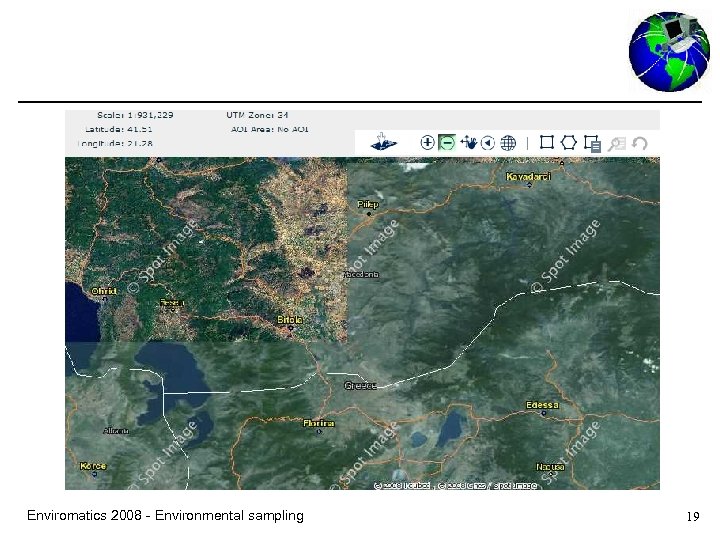 Enviromatics 2008 - Environmental sampling 19 