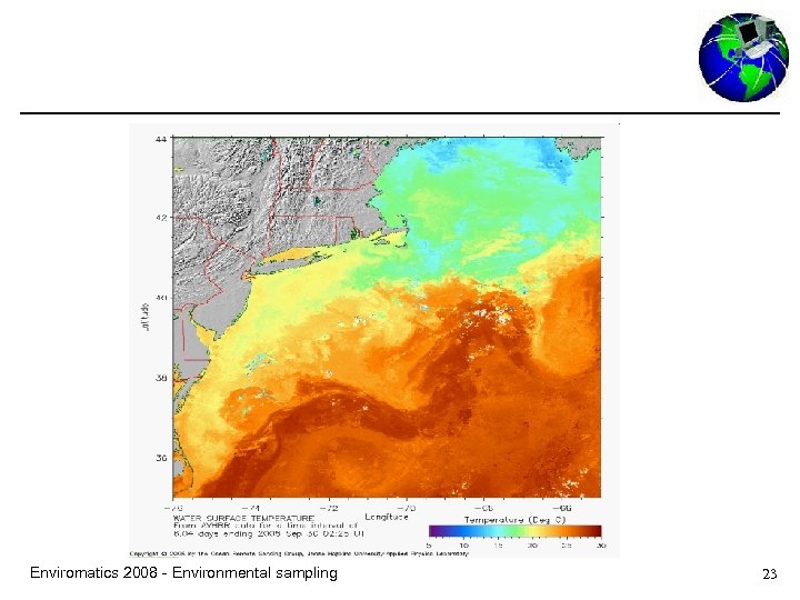 Enviromatics 2008 - Environmental sampling 23 