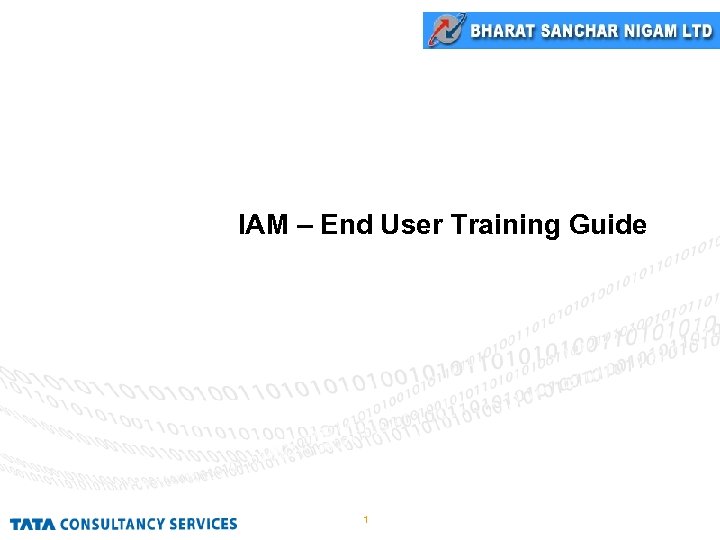 IAM – End User Training Guide 1 