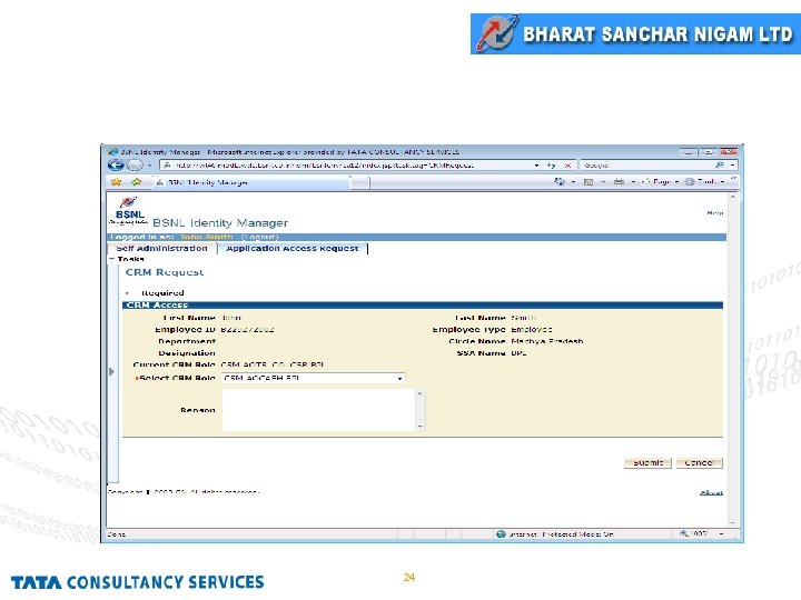 CRM Request Screen 24 