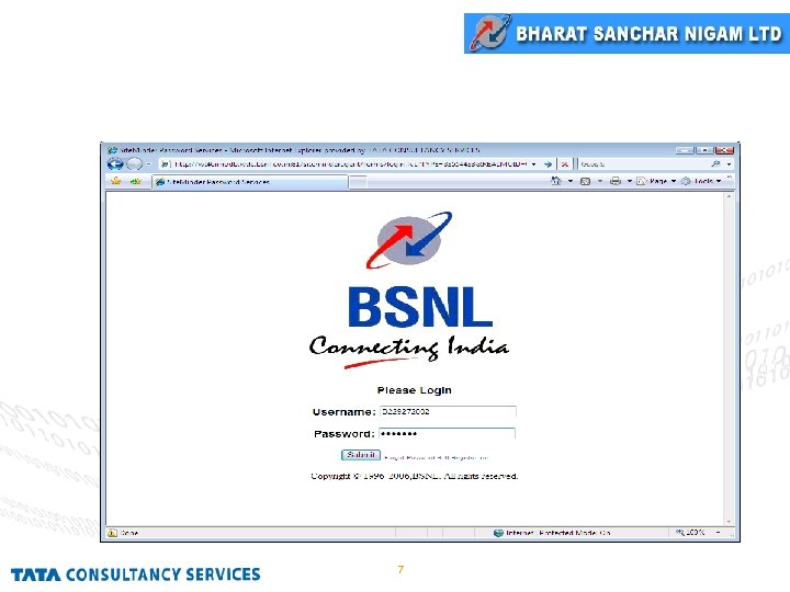 Enterprise Portal Login Page 7 