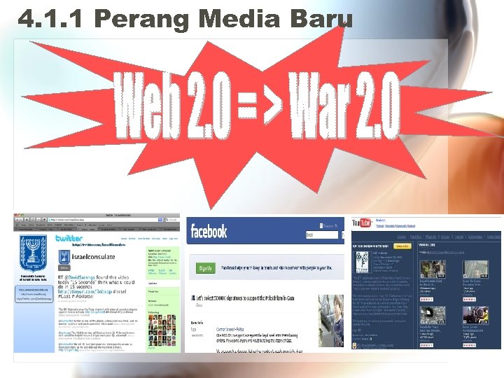 4. 1. 1 Perang Media Baru 
