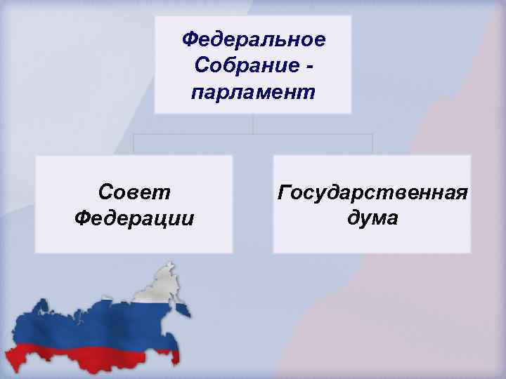 Федеральное Собрание парламент Совет Федерации Государственная дума 