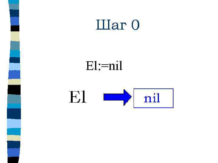 Шаг 0 El: =nil 