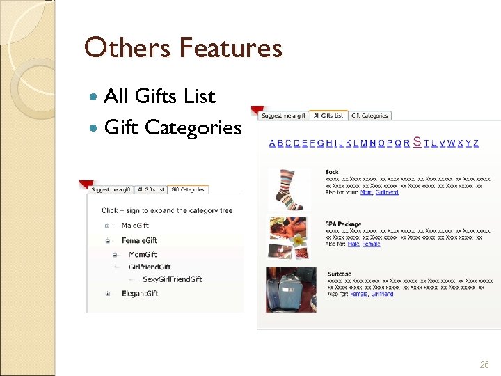Others Features All Gifts List Gift Categories 26 