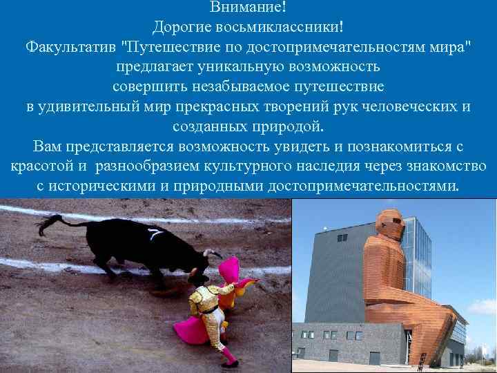 Внимание! Дорогие восьмиклассники! Факультатив 