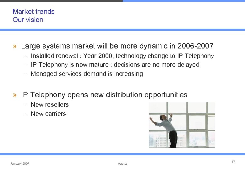 Market trends Our vision » Large systems market will be more dynamic in 2006