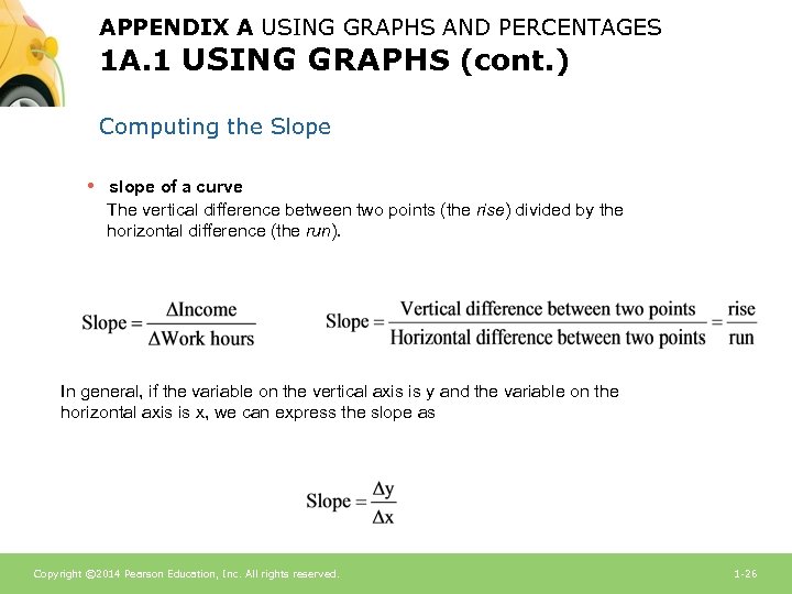 APPENDIX A USING GRAPHS AND PERCENTAGES 1 A. 1 USING GRAPHS (cont. ) Computing