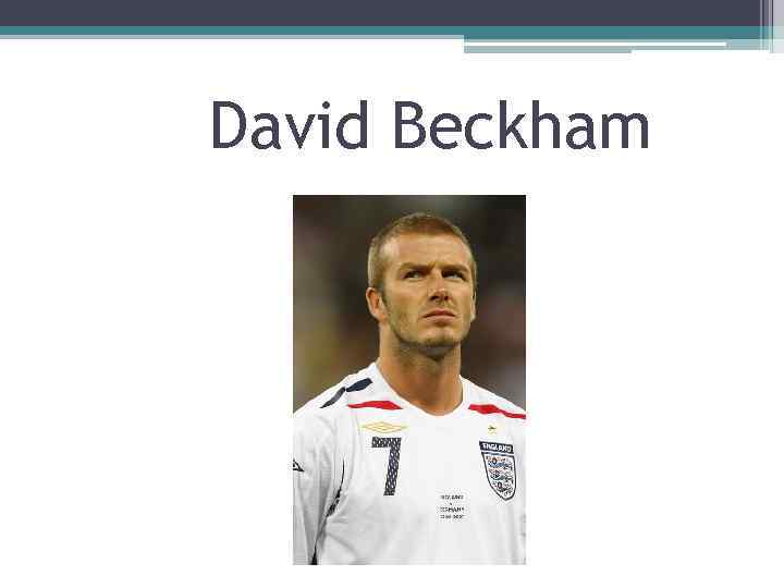 David Beckham 