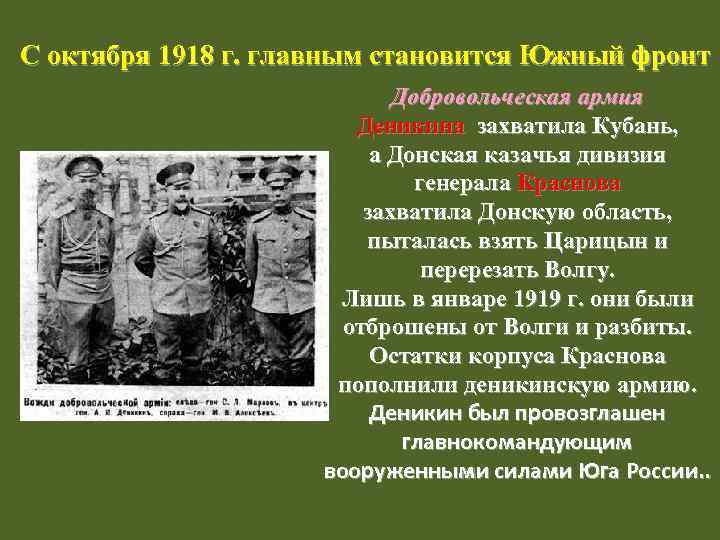 Гражданская война 1918 1922 презентация