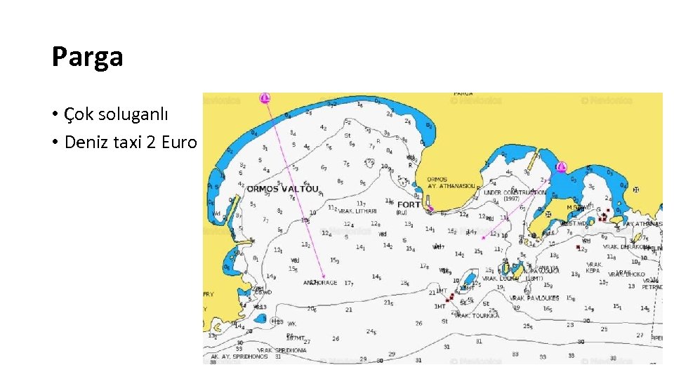 Parga • Çok soluganlı • Deniz taxi 2 Euro 