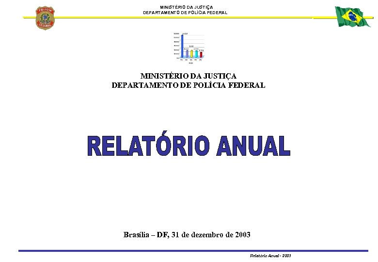 MINISTÉRIO DA JUSTIÇA DEPARTAMENTO DE POLÍCIA FEDERAL Brasília – DF, 31 de dezembro de