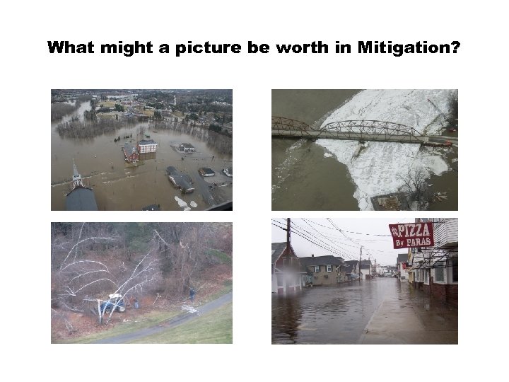 What might a picture be worth in Mitigation? 