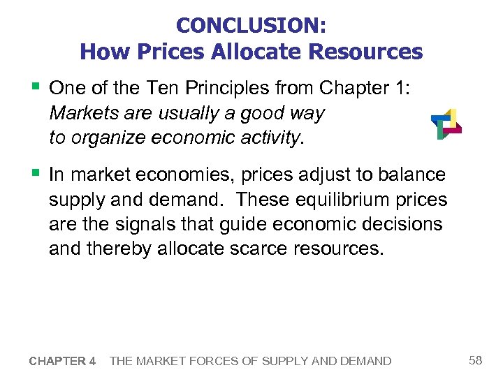 CONCLUSION: How Prices Allocate Resources § One of the Ten Principles from Chapter 1: