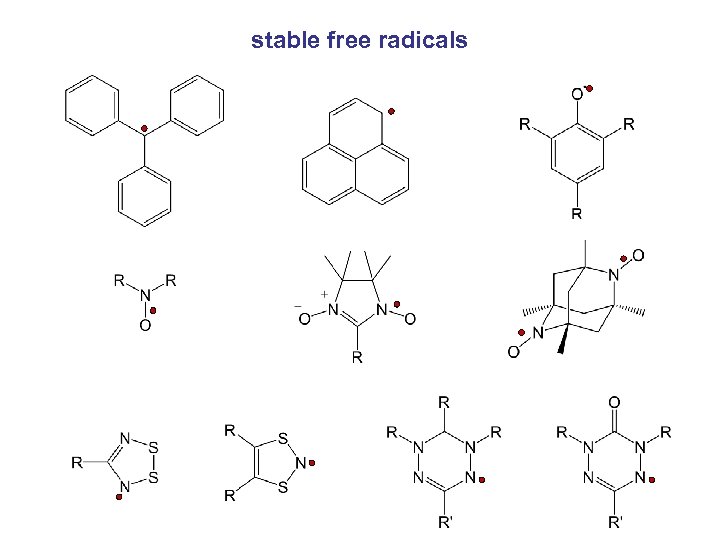 stable free radicals 