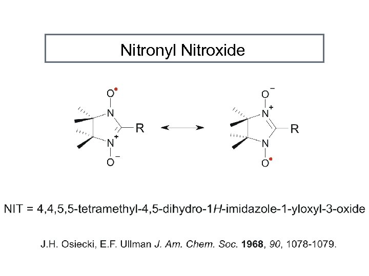Nitronyl Nitroxide 