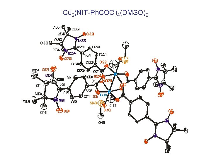 Cu 2(NIT-Ph. COO)4(DMSO)2 