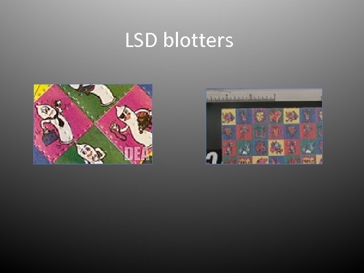 LSD blotters 