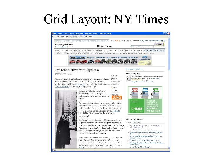 Grid Layout: NY Times 