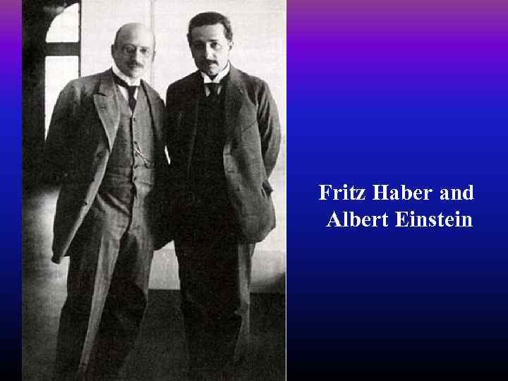 Fritz Haber and Albert Einstein 
