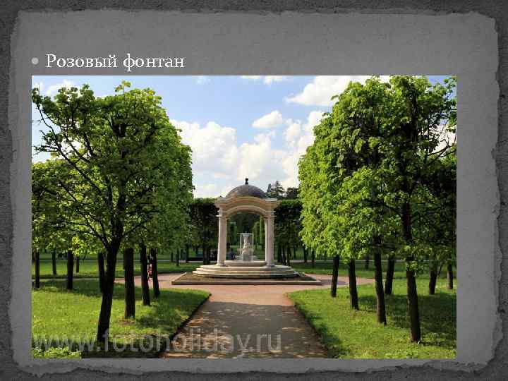  Розовый фонтан 