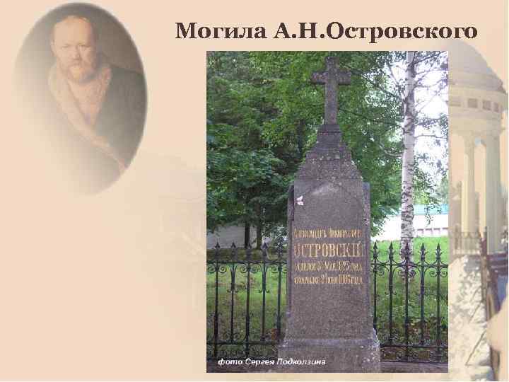 Могила А. Н. Островского 