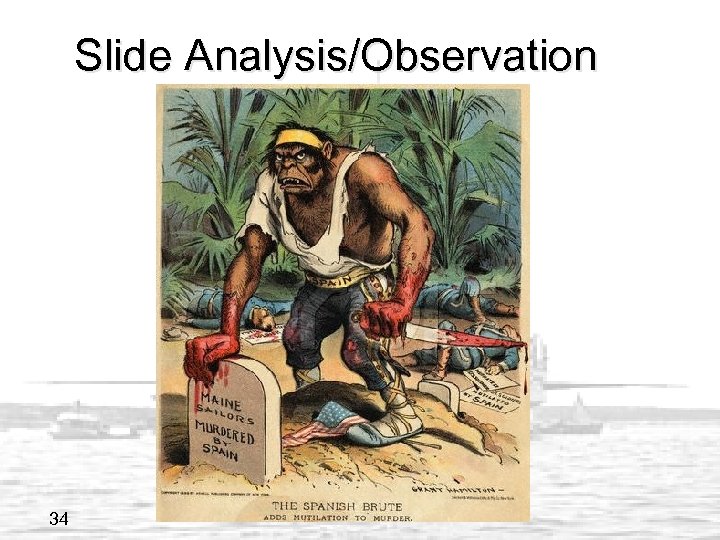 Slide Analysis/Observation Cartoon 34 