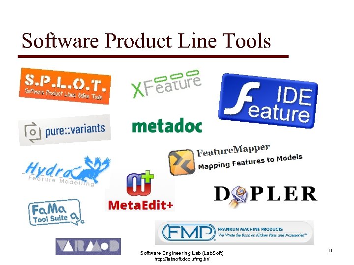 Software Product Line Tools Software Engineering Lab (Lab. Soft) http: //labsoft. dcc. ufmg. br/