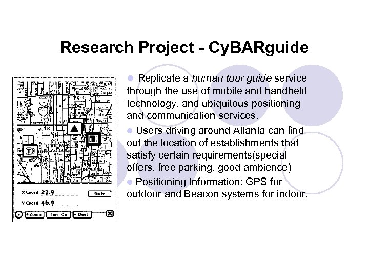 Research Project - Cy. BARguide l Replicate a human tour guide service through the