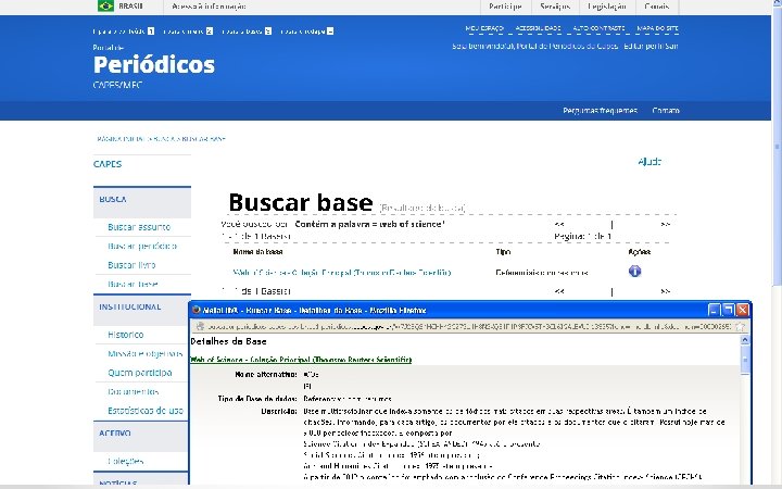 COORDENAÇÃO DE APERFEIÇOAMENTO DE PESSOAL DE NÍVEL SUPERIOR - CAPES MINISTÉRIO DA EDUCAÇÃO -
