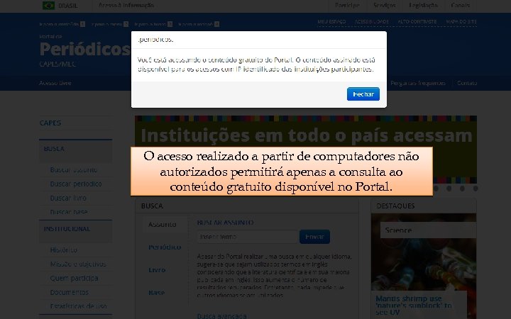COORDENAÇÃO DE APERFEIÇOAMENTO DE PESSOAL DE NÍVEL SUPERIOR - CAPES MINISTÉRIO DA EDUCAÇÃO -