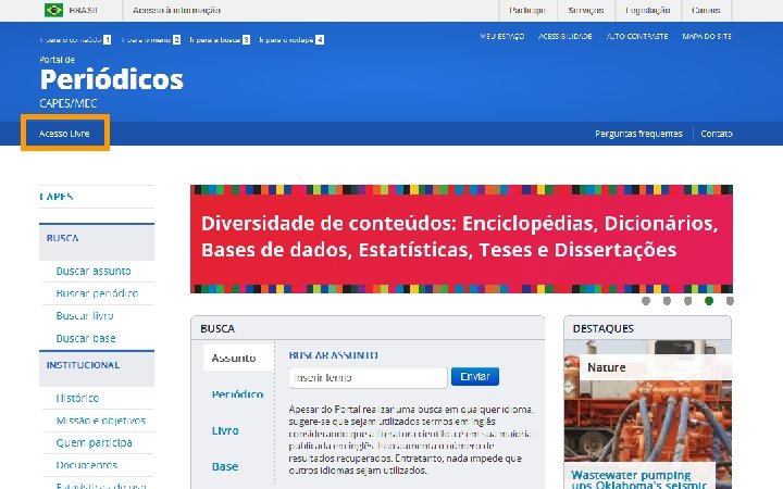 COORDENAÇÃO DE APERFEIÇOAMENTO DE PESSOAL DE NÍVEL SUPERIOR - CAPES MINISTÉRIO DA EDUCAÇÃO -