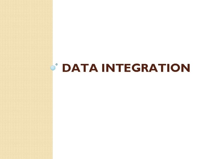 DATA INTEGRATION 