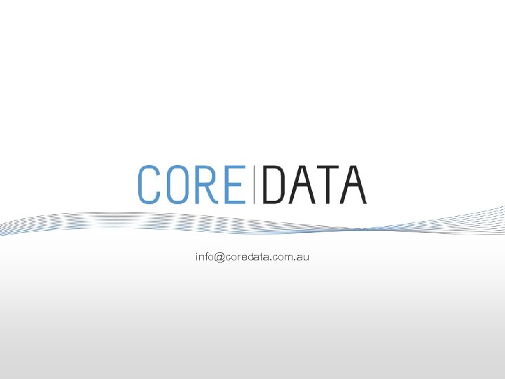 info@coredata. com. au 