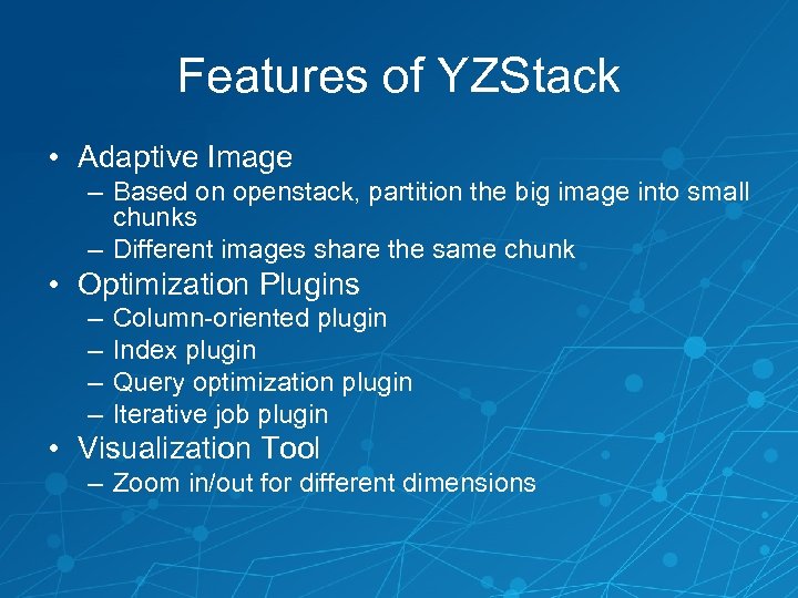 Yzstack Provisioning Customizable Solution For Big Data Sai