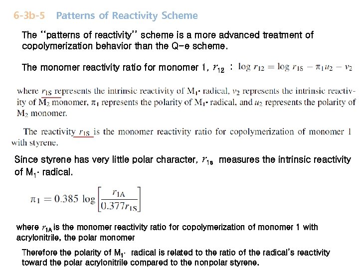 6 -3 b-5 Patterns of Reactivity Scheme The ‘‘patterns of reactivity’’ scheme is a