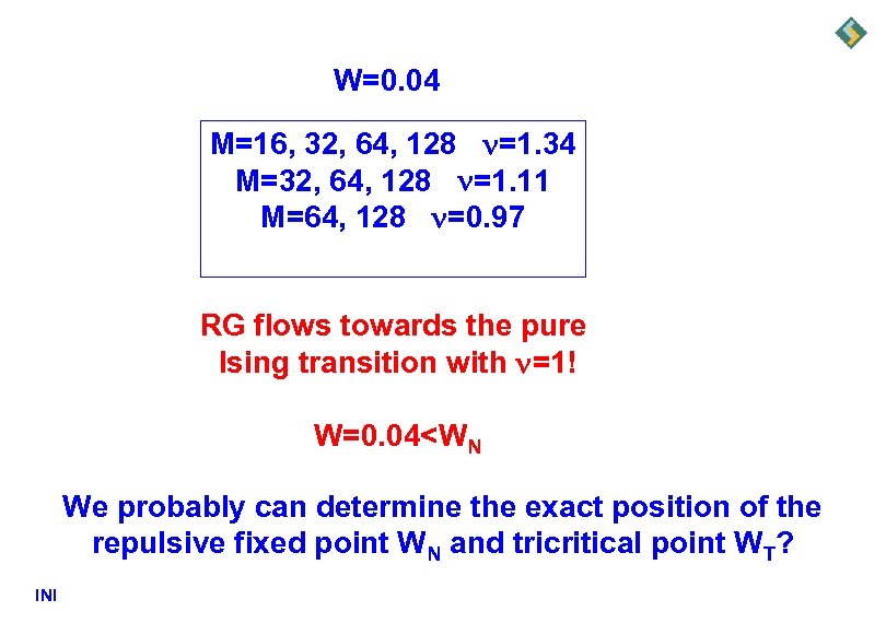 W=0. 04 M=16, 32, 64, 128 =1. 34 M=32, 64, 128 =1. 11 M=64,