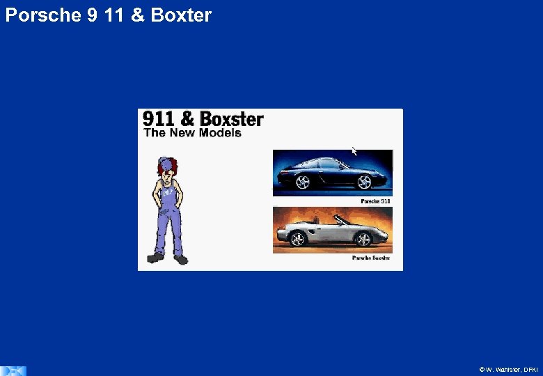 Porsche 9 11 & Boxter © W. Wahlster, DFKI 