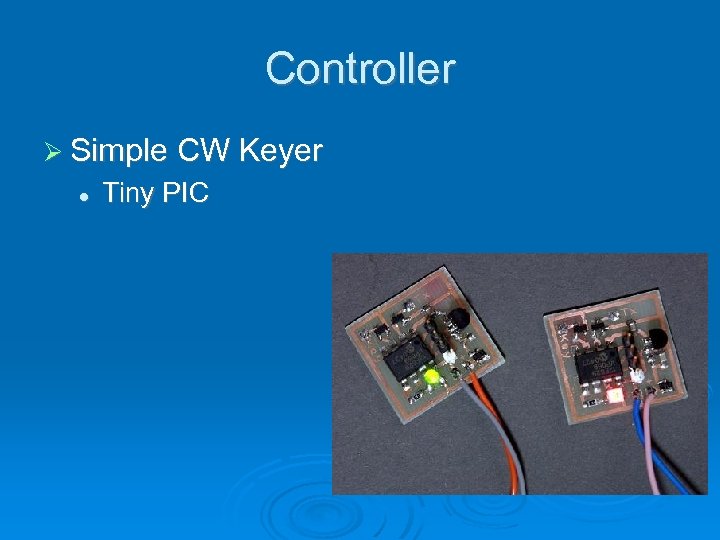 Controller Simple CW Keyer Tiny PIC 