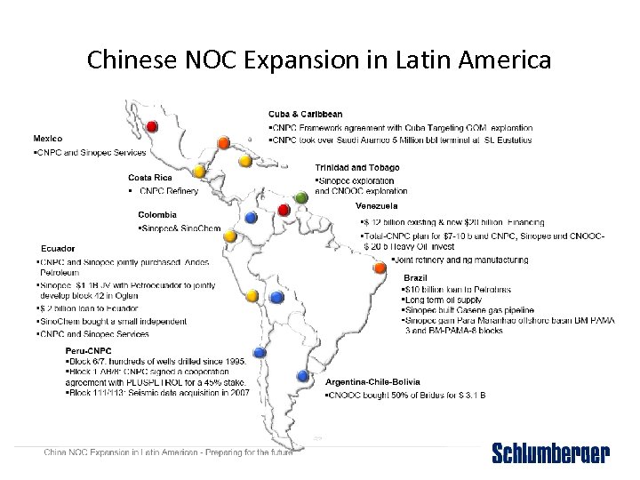 Chinese NOC Expansion in Latin America 
