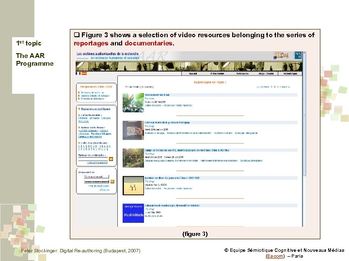 1 st topic q Figure 3 shows a selection of video resources belonging to